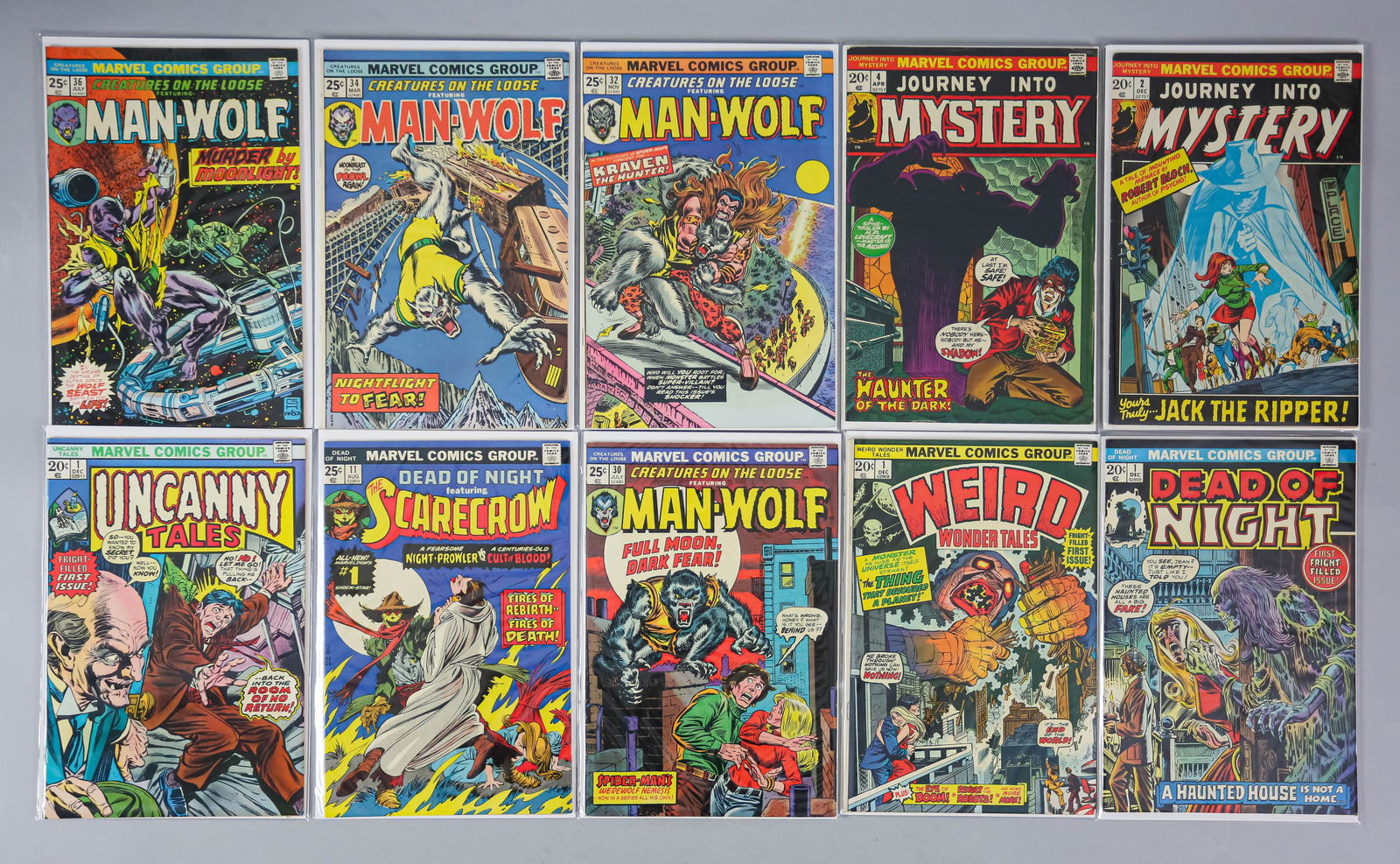 14 Marvel Comics Bronze Age Horror Lovecraft (1 of 12)