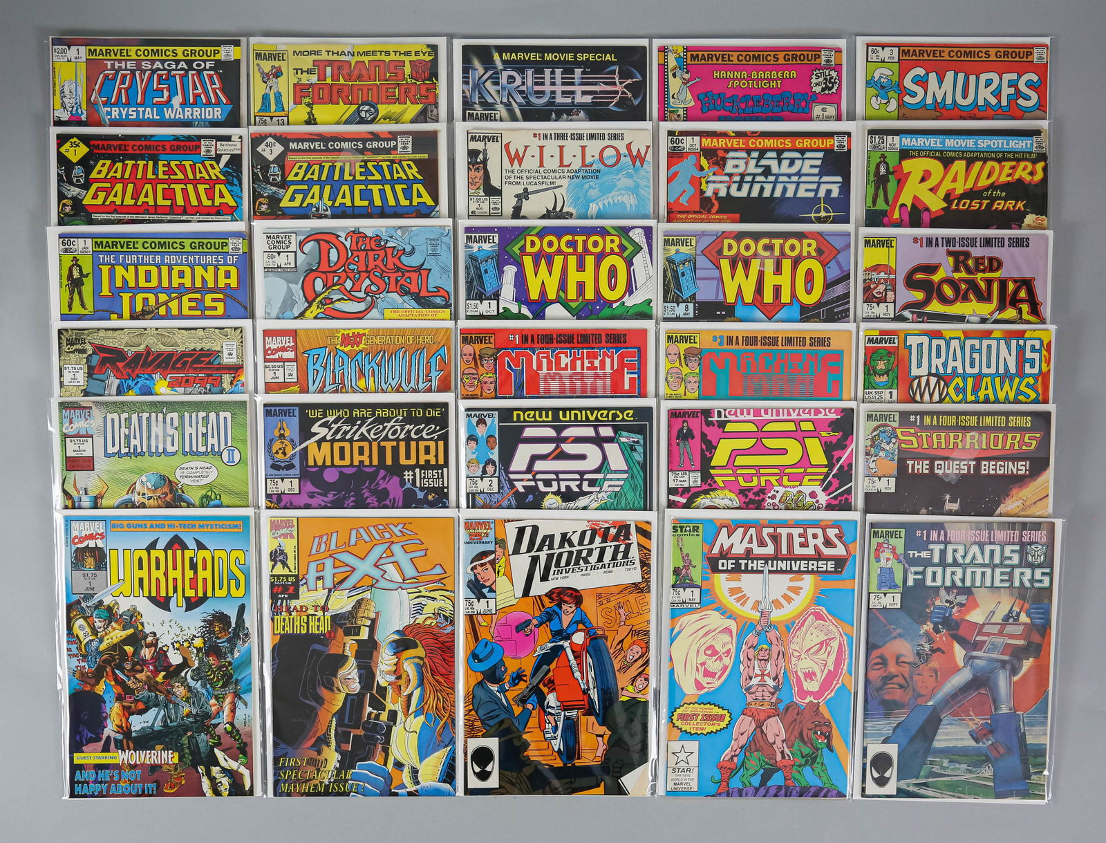 54 Marvel Comics Transformers He-Man Movie Cartoon (1 of 20)