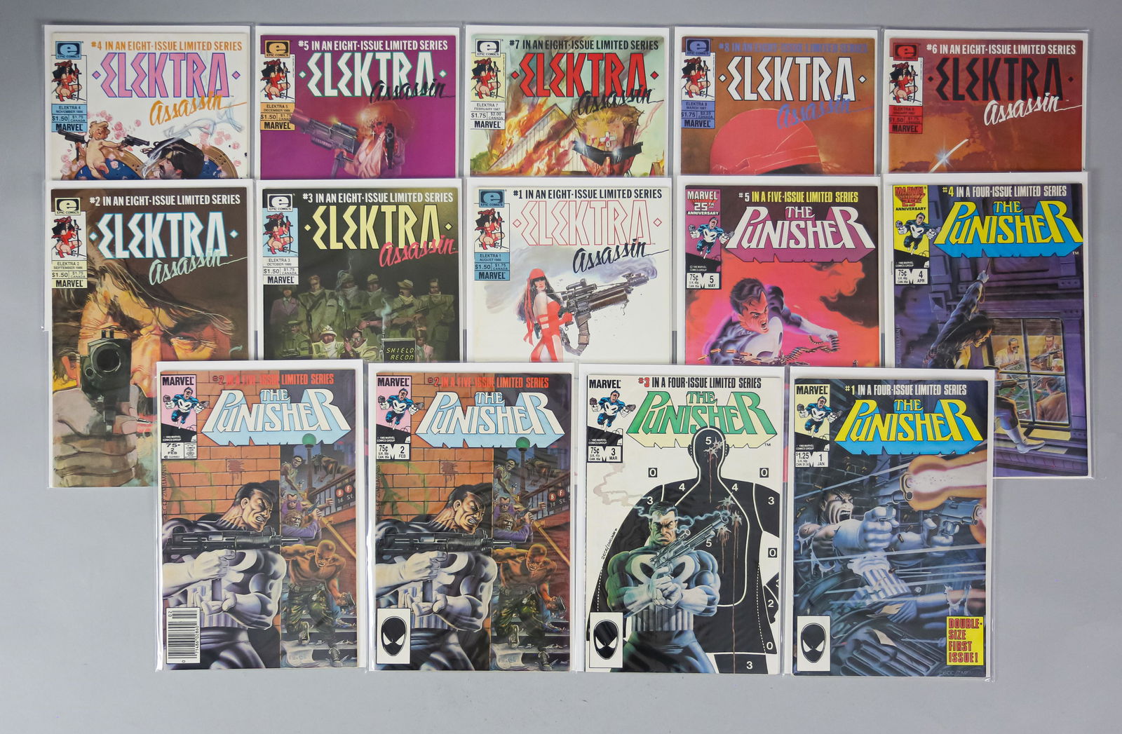 13 Marvel Comic Books The Punisher Elektra (1 of 6)