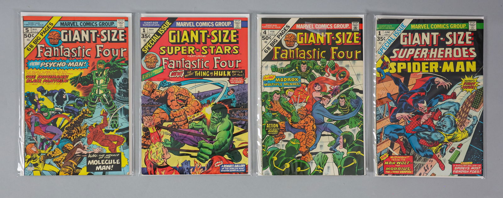 4 Giant-Size Marvel Bronze Age Comic Books (1 of 8)