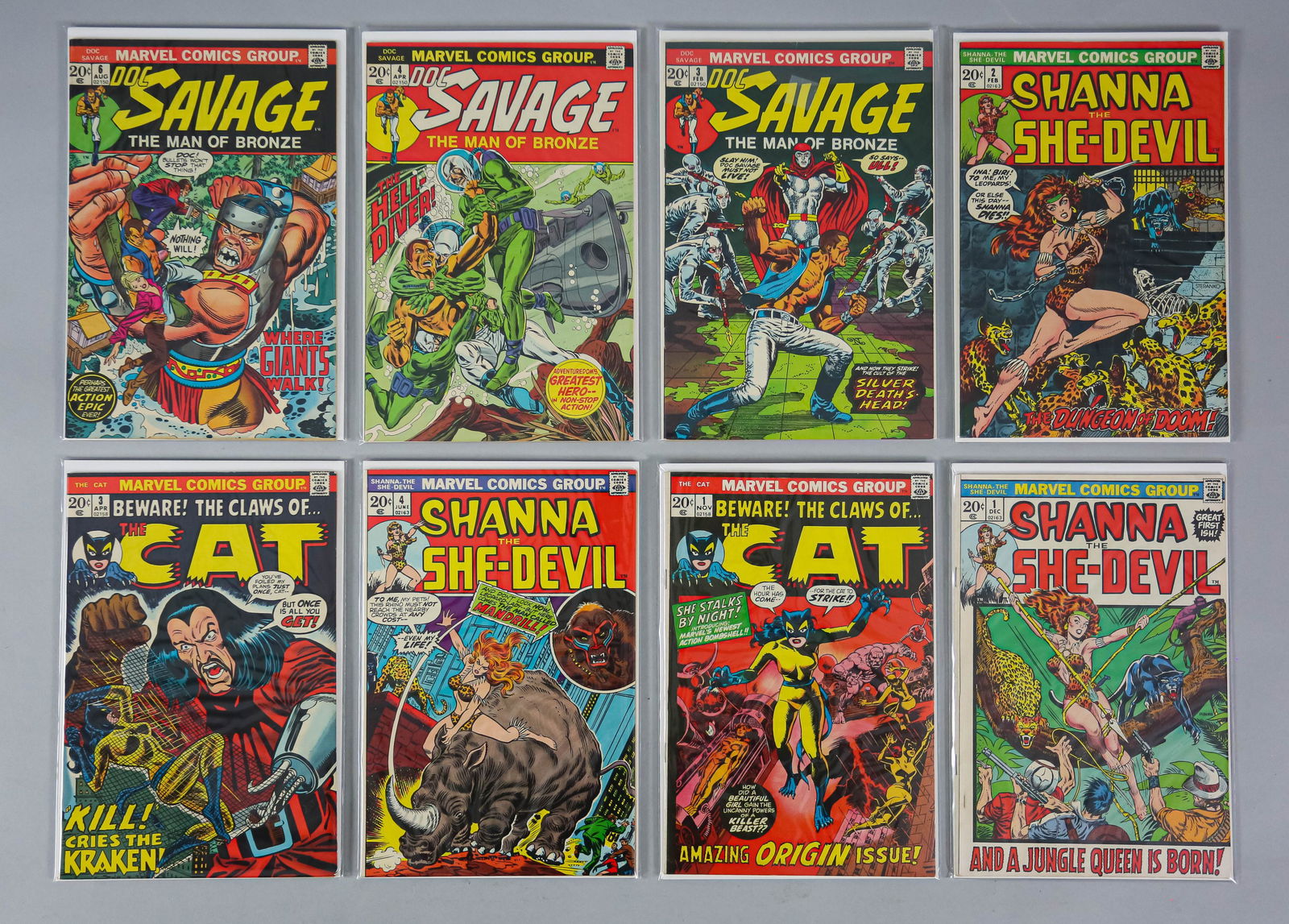 15 Marvel Bronze Age Comics Shanna Cat Doc Savage (1 of 19)