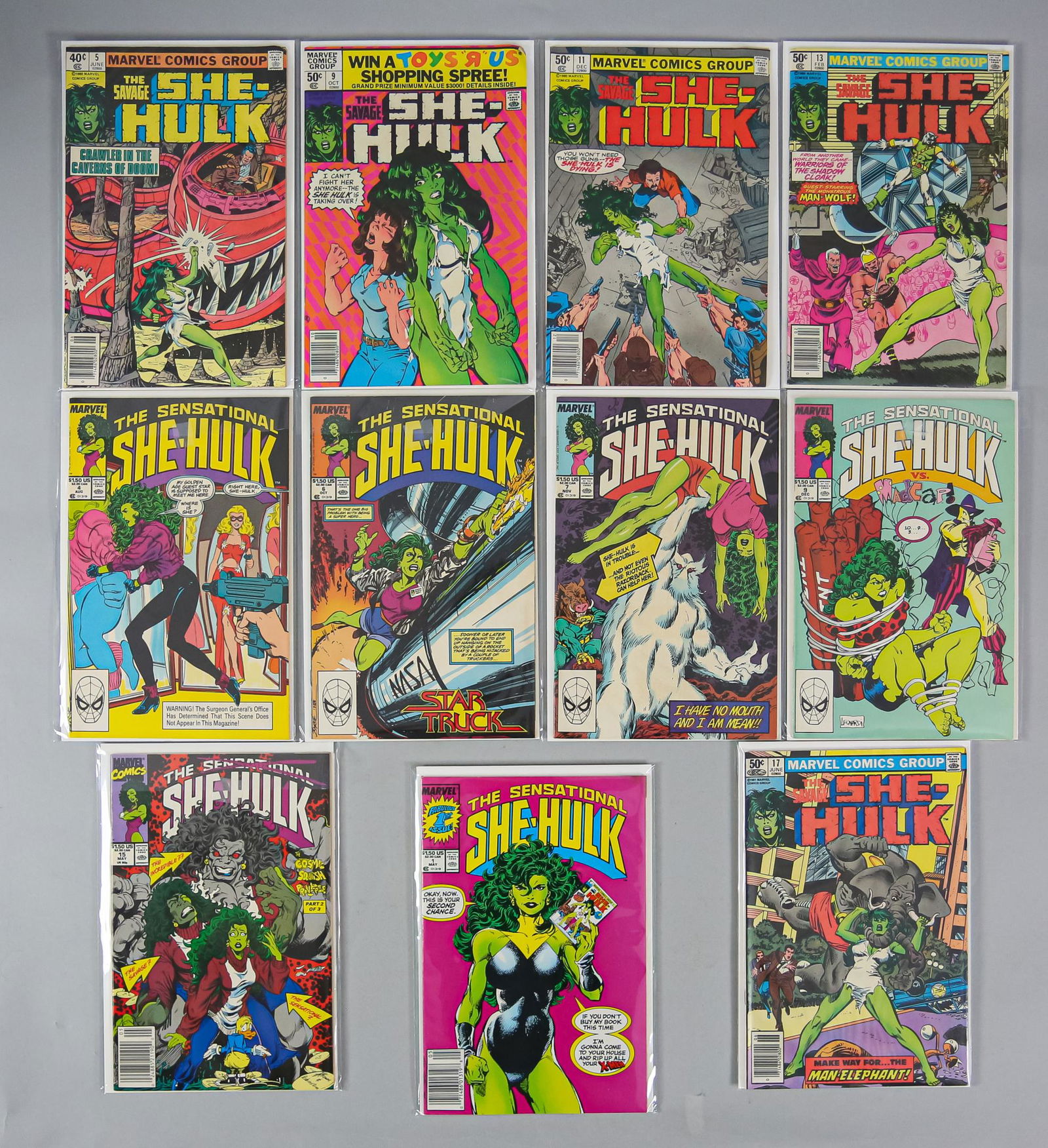 22 Bronze Age And Modern Age Comics She-Hulk (1 of 11)