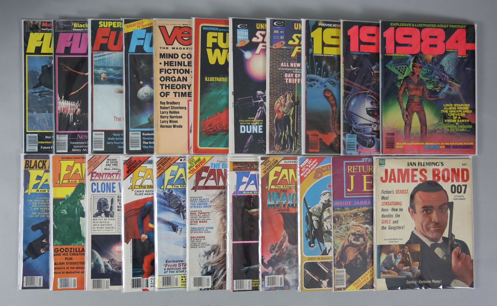 40 Science Fiction Magazines Star Wars James Bond (1 of 13)