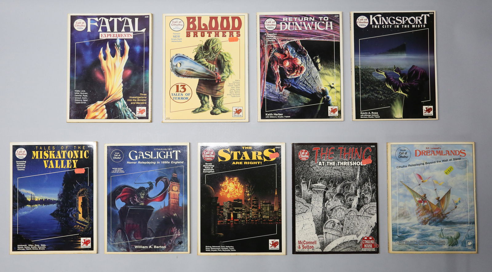 9 Call Of Cthulhu Fantasy Role Playing Supplements (1 of 16)