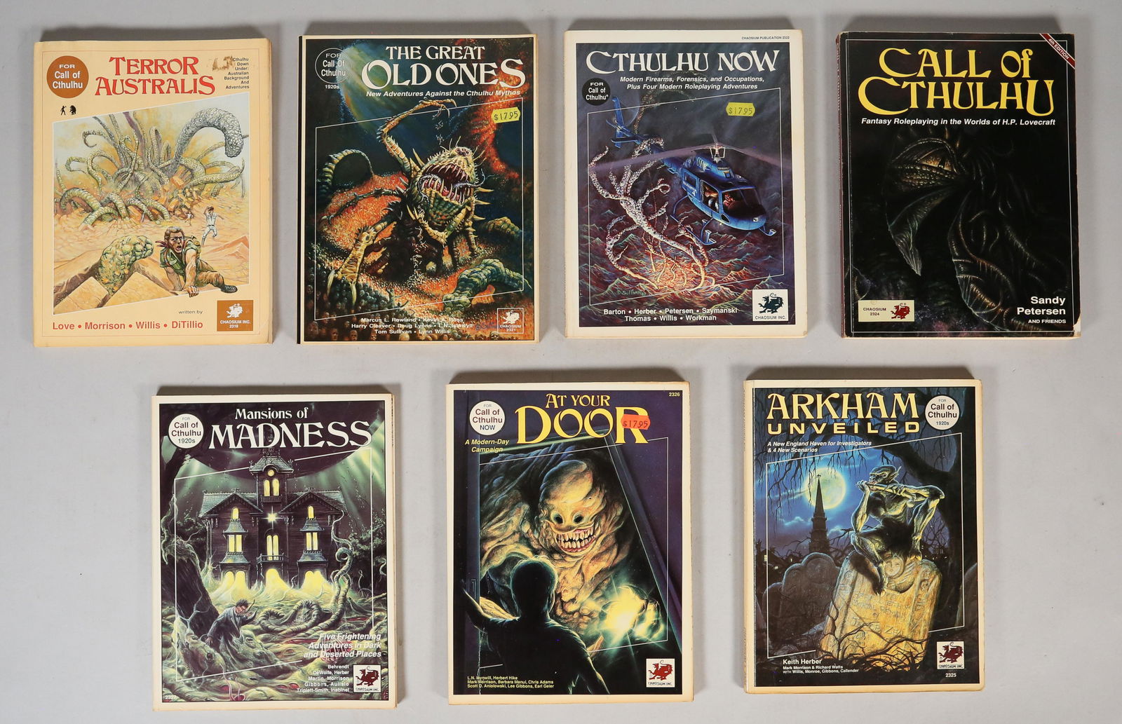 7 Call Of Cthulhu Fantasy Role Playing Supplements (1 of 16)