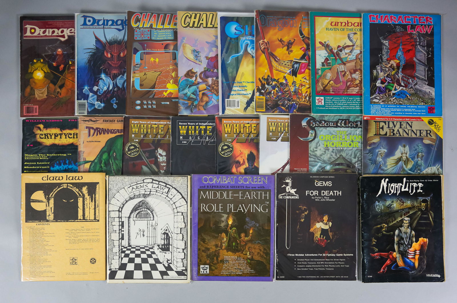 21 Role Playing Games And Magazines (1 of 20)