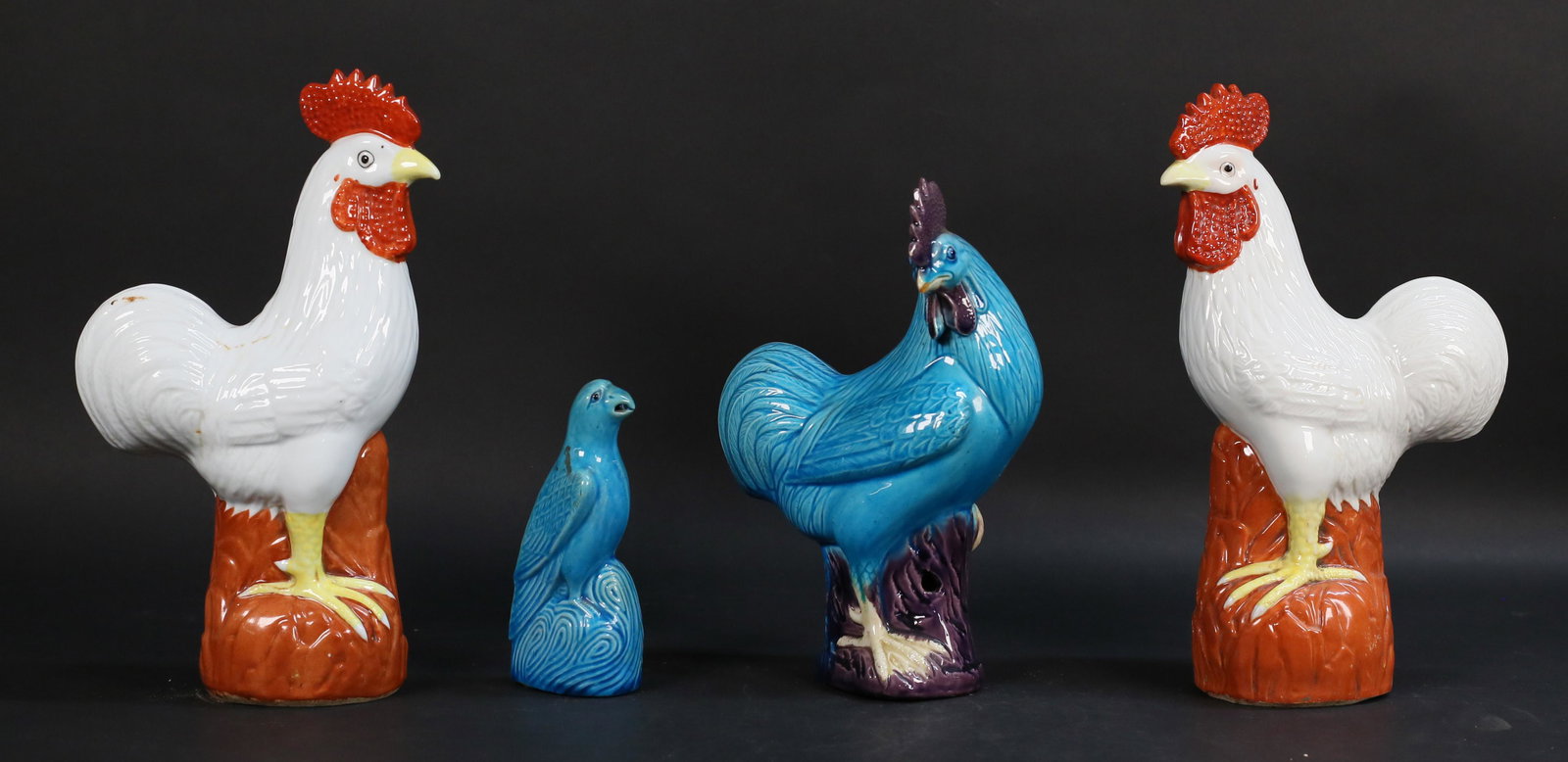 Grouping of 4 Chinese Export Style Porcelain Birds (1 of 20)