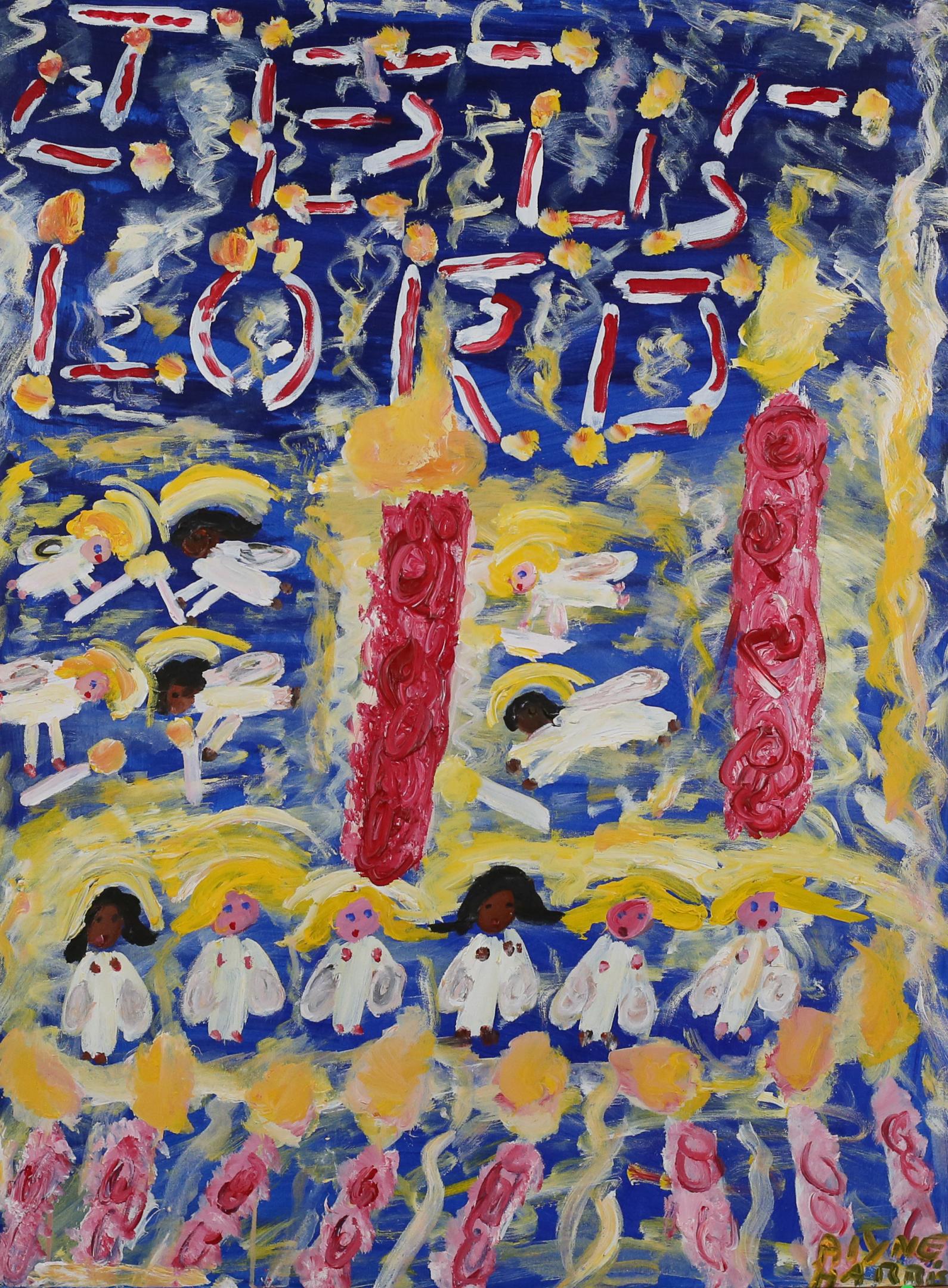 Alyne Harris Acrylic on Canvas Jesus Lord (1 of 7)