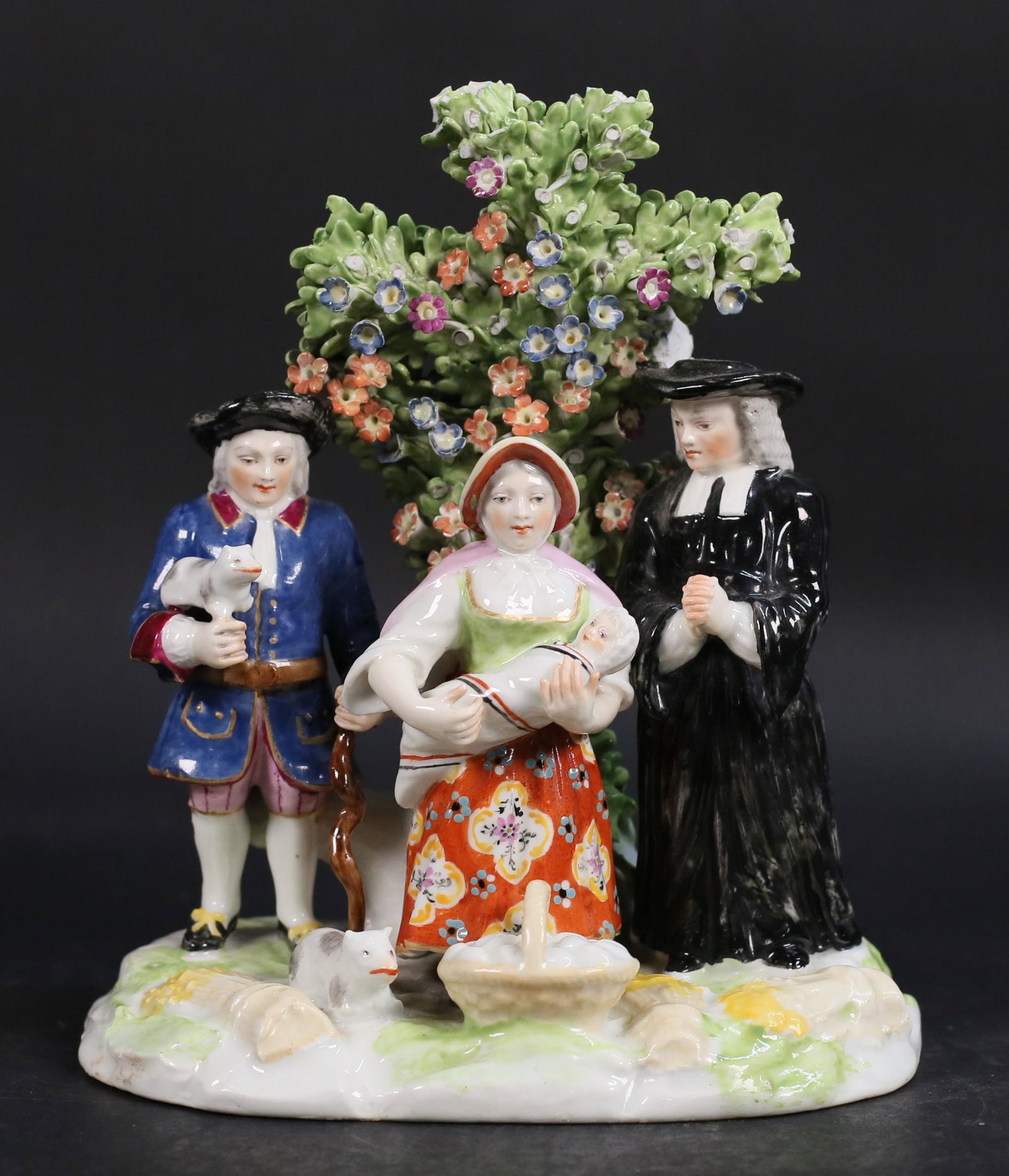 Chelsea Porcelain Figure Group The Tithe Pig (1 of 15)