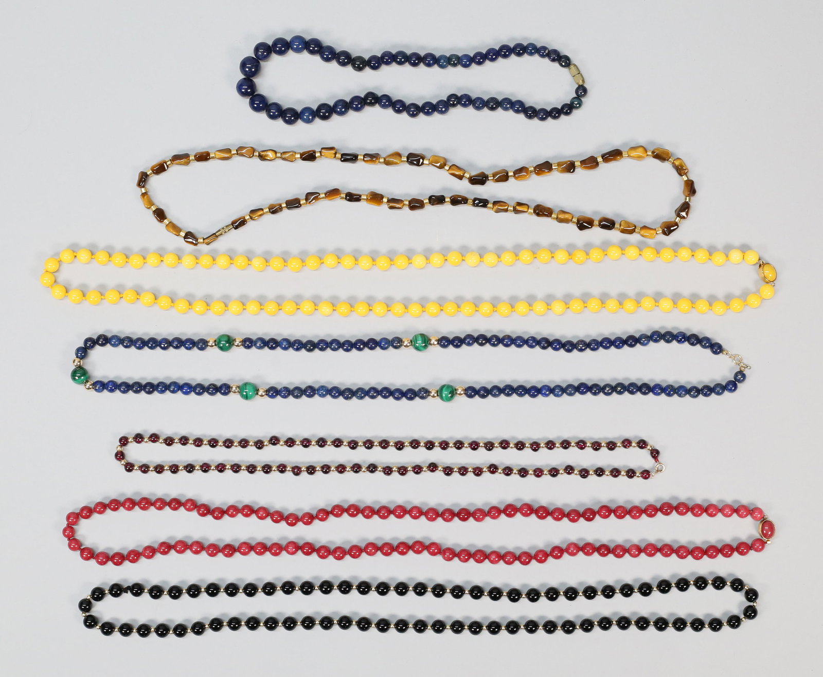 7 Semi Precious Stone Necklaces (1 of 15)