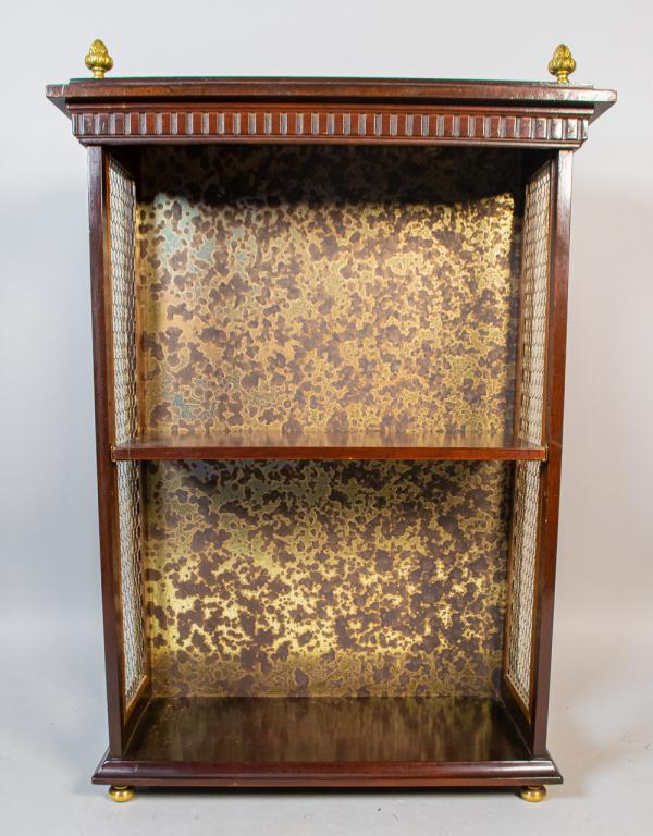 Mahogany Wall Hanging Shelf (1 of 8)