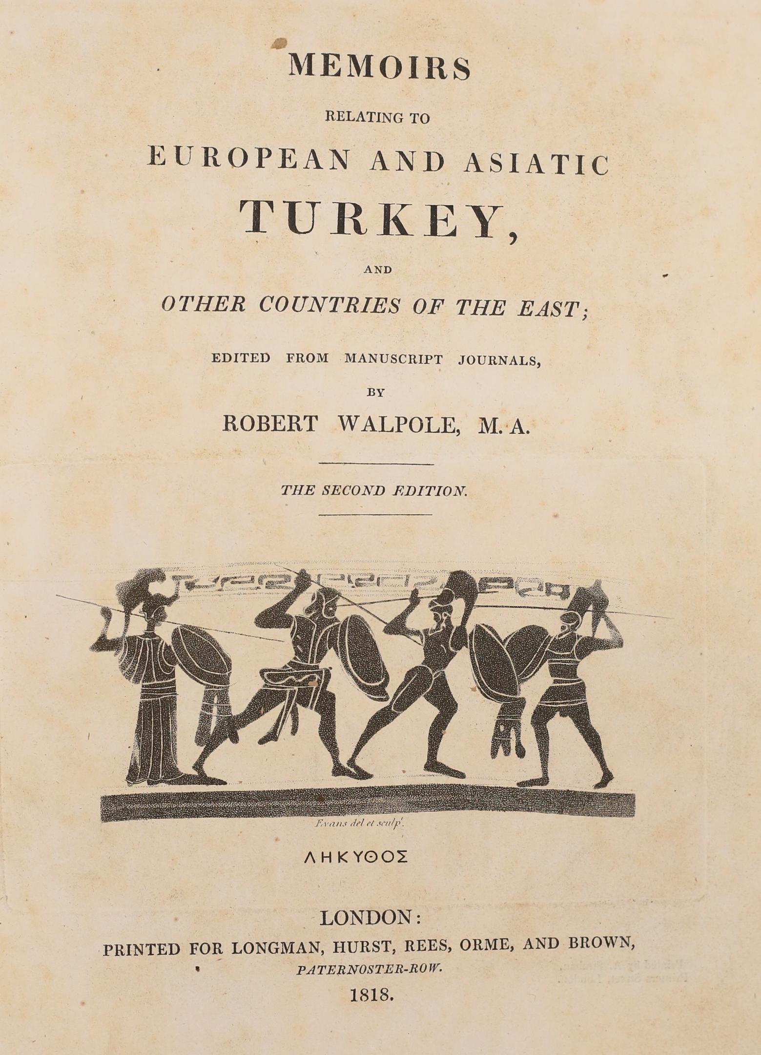 Robert Walpole Memoirs 1818 Second Edition (1 of 20)