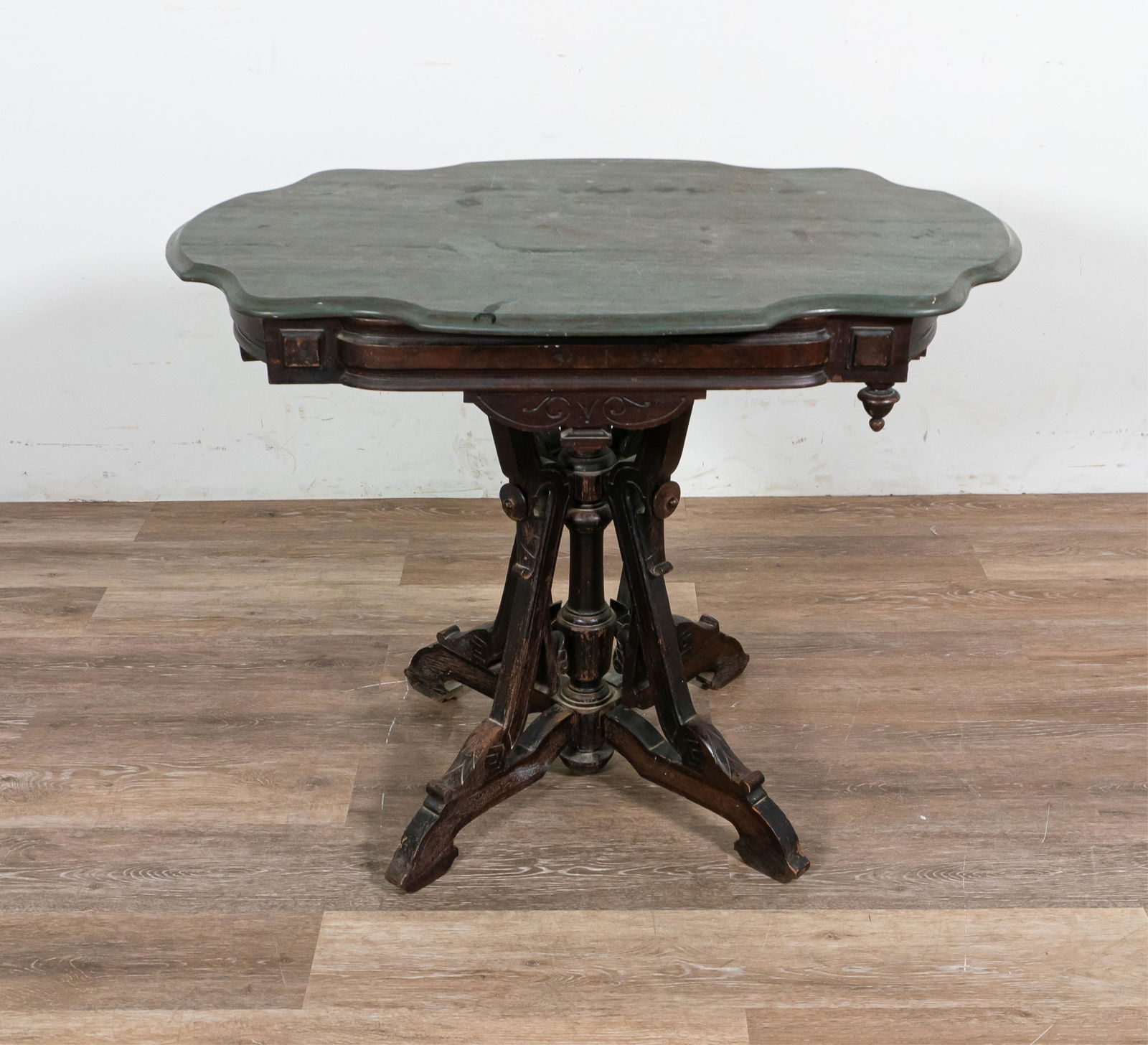 Aesthetic Movement Marble Top Parlor Table (1 of 8)