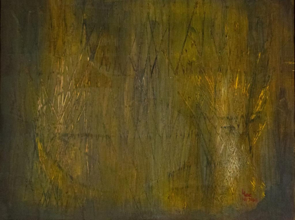 Manfred W. Arnold Structure 63 Oil on Canvas (1 of 6)