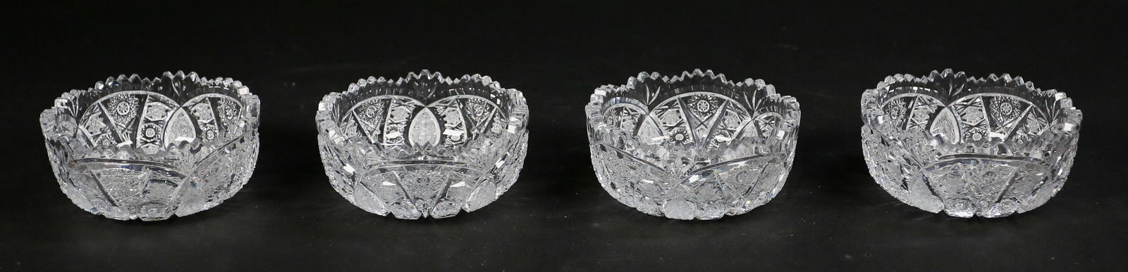 Set of 4 American Brilliant Cut Glass Finger Bowls (1 of 6)