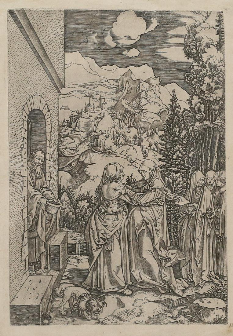 After Albrecht Durer Woodcut The Visitation (1 of 9)