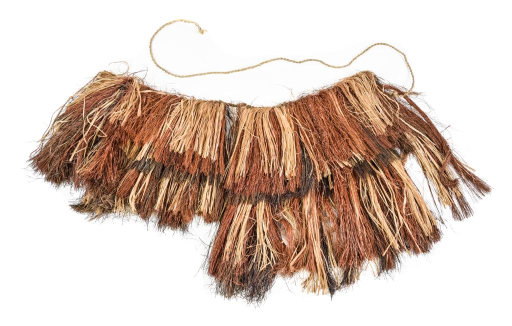 PulPul Grass Skirt, Multi-Toned in Grey, Beige (1 of 9)