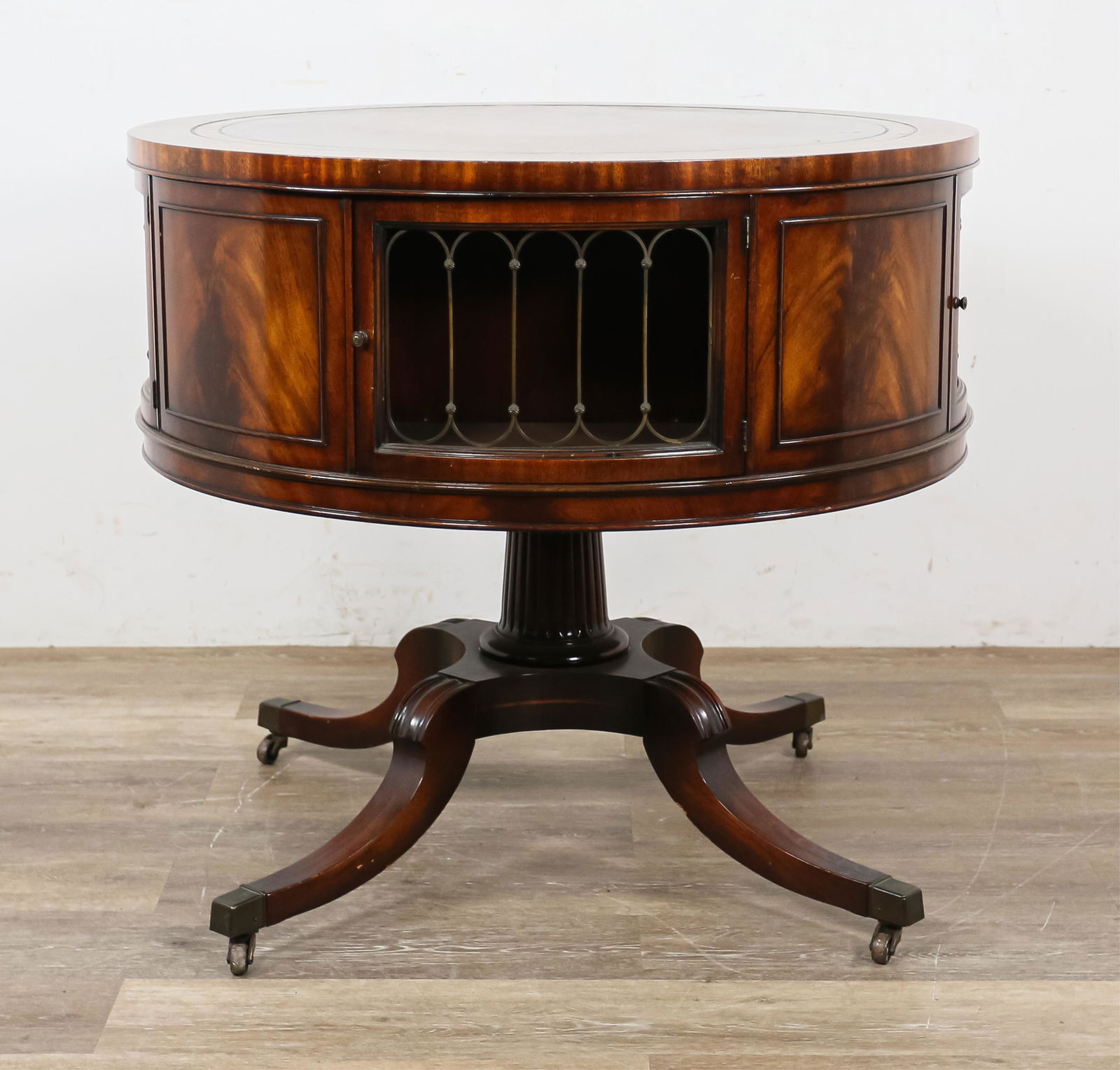 Regency Style Revolving Drum Table (1 of 18)