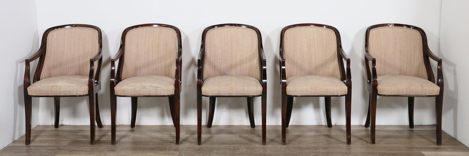 5 Maison Jansen Style Designer Dining Chairs (1 of 20)