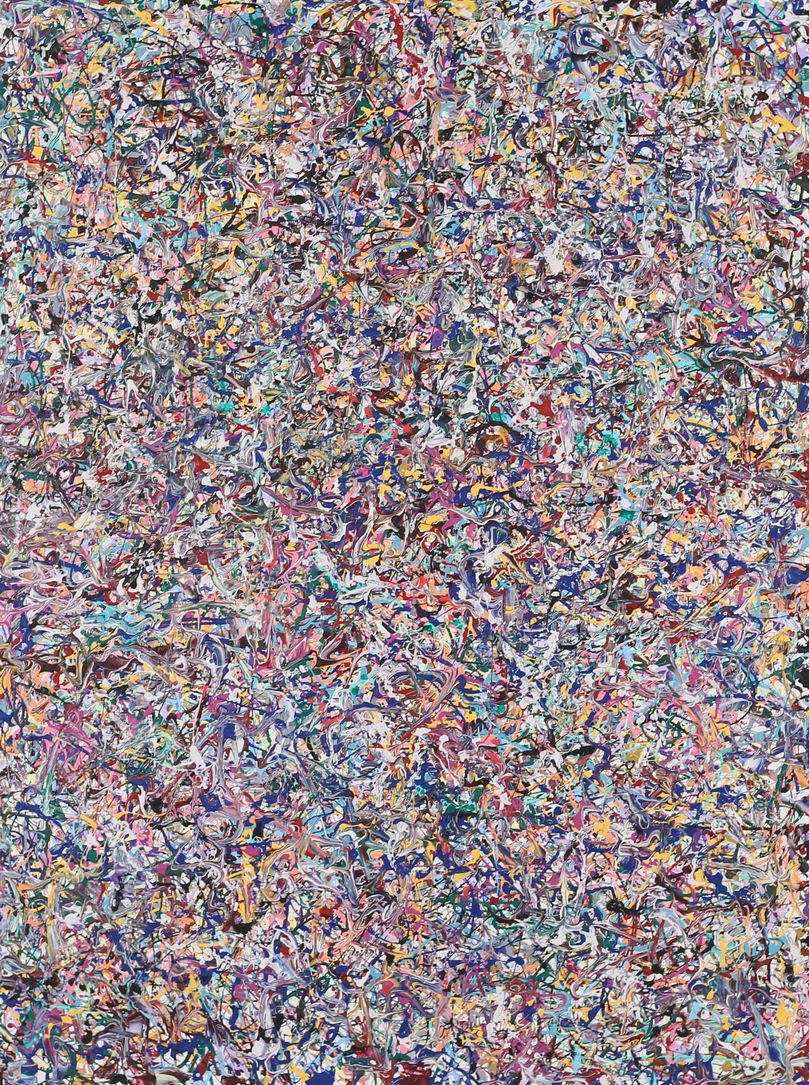 Michael Karr Acrylic on Canvas Abstract (1 of 5)