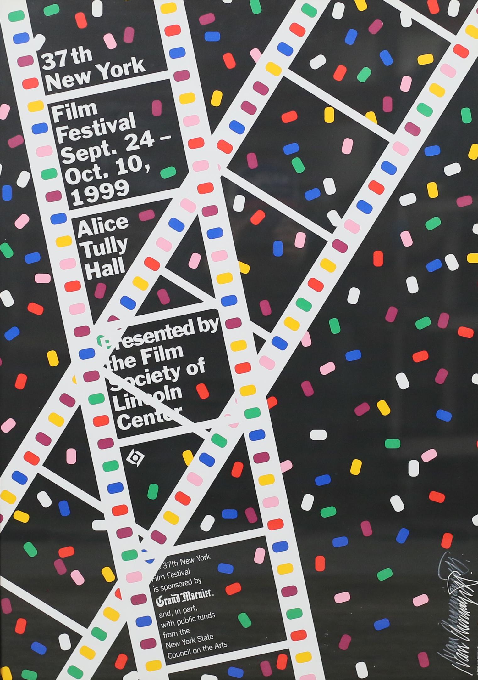 Signed Ivan Chermayeff 99 NY Film Festival Poster (1 of 6)