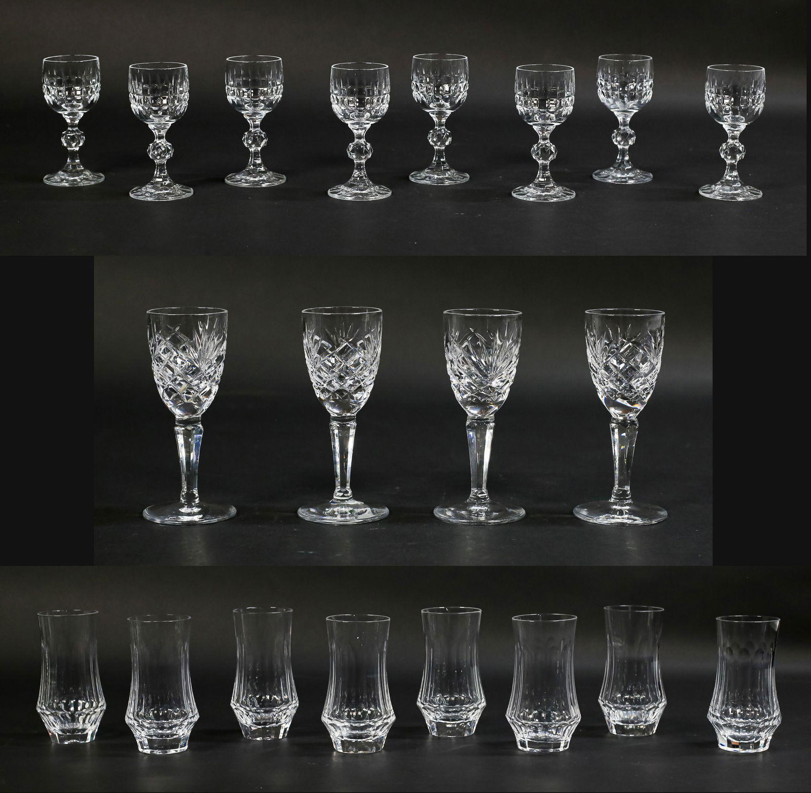 20 Pieces Crystal Stemware Including Galway (1 of 18)
