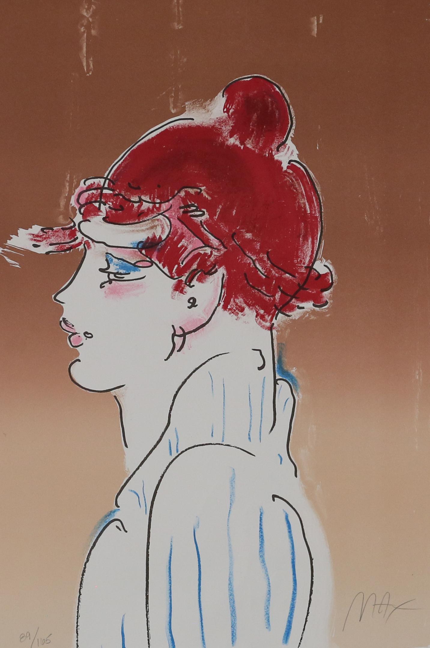 Peter Max Lithograph Girl From Ibiza (1 of 9)