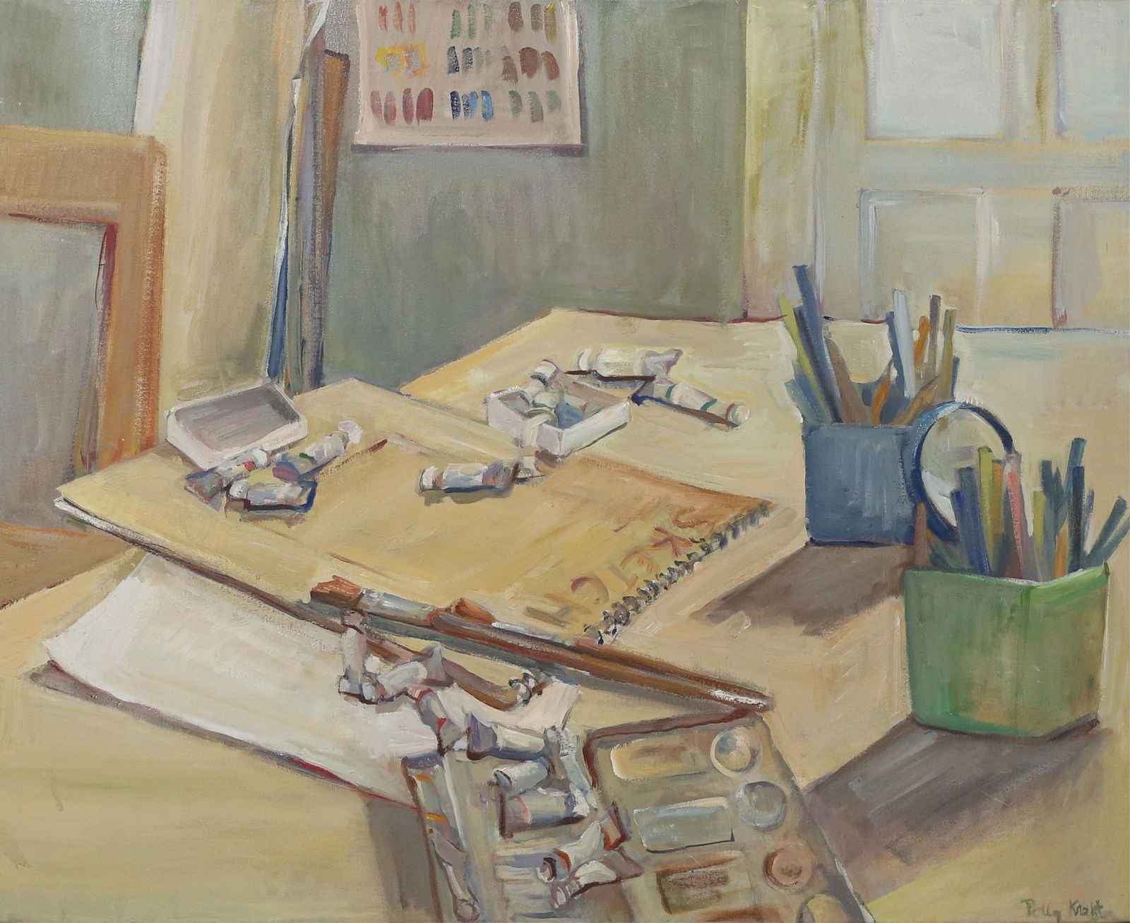 Polly Kraft Oil on Canvas Still Life (1 of 6)