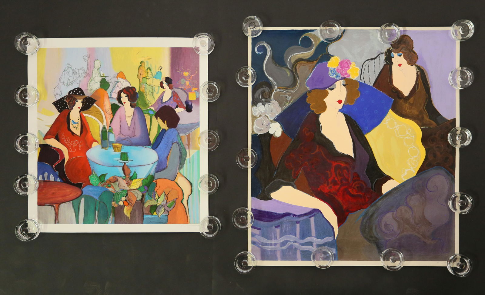 2 Tarkay Serigraphs Ghislaine & On the Scene (1 of 12)
