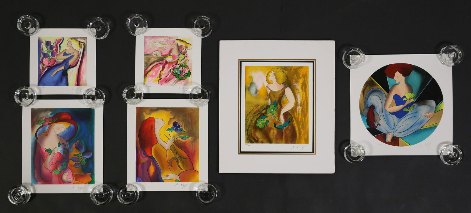 6 Linda Le Kinff Serigraphs (1 of 20)
