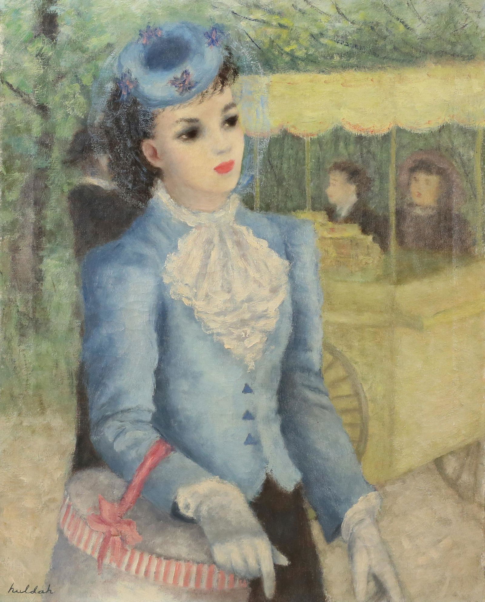 Cherry Jeffe Huldah Oil on Canvas Easter Bonnet (1 of 6)