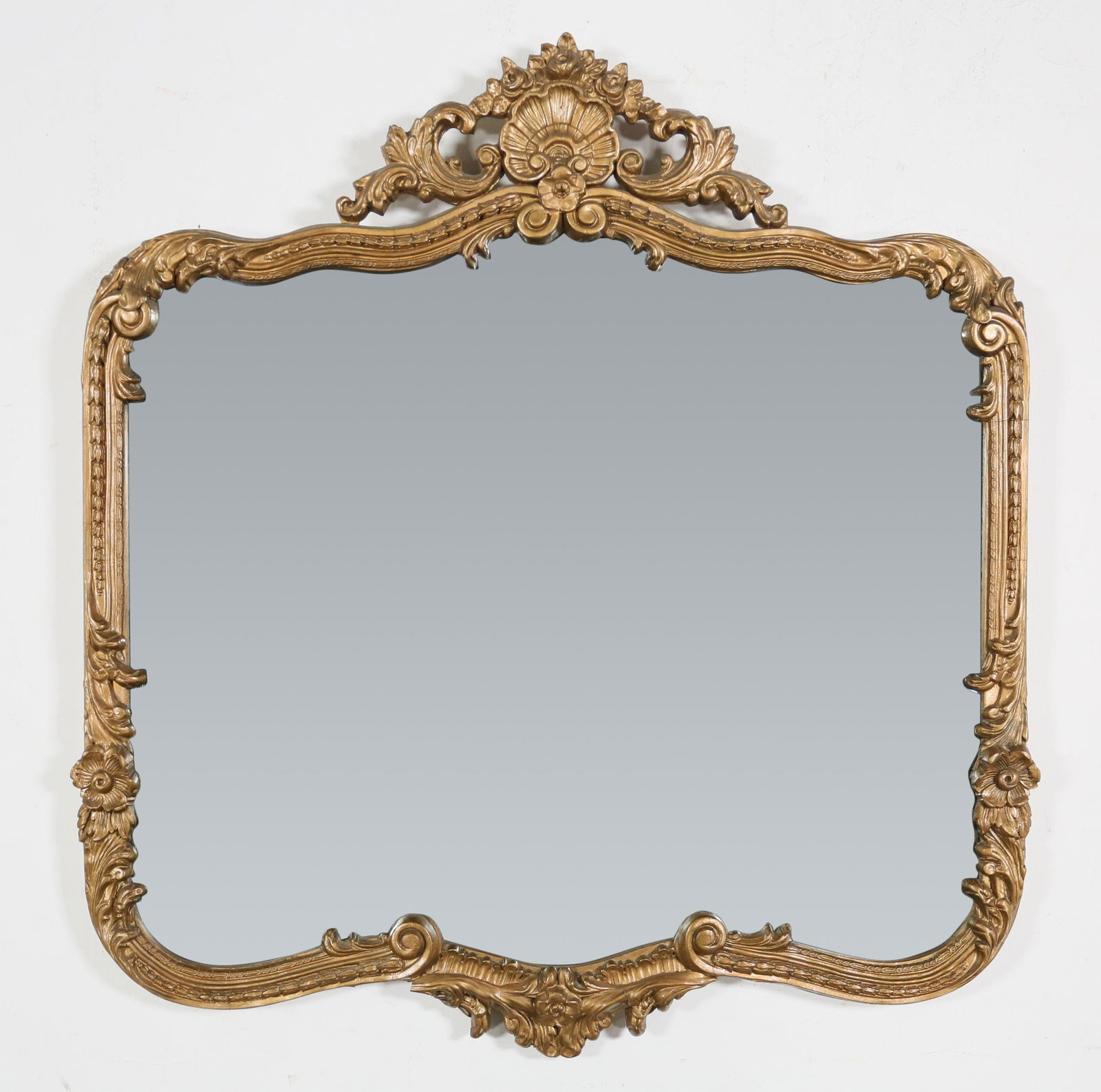 Rococo Style Carved Gilt Mirror (1 of 8)