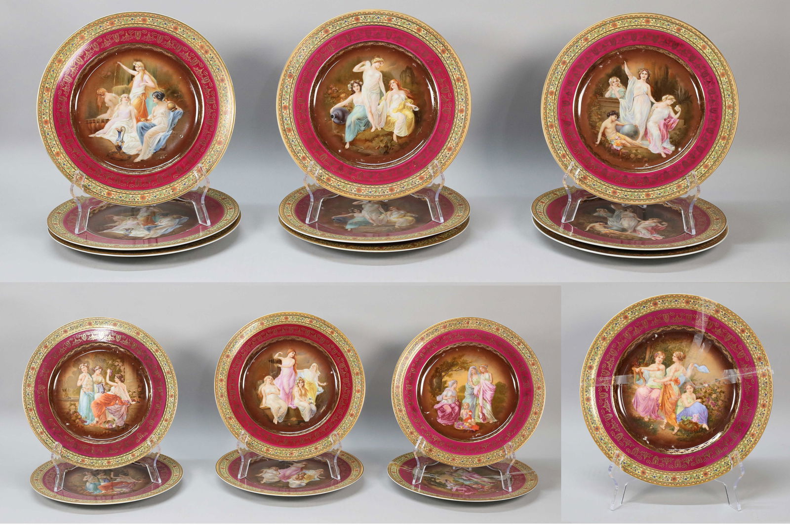 16 FBS Czechoslovakia Scenic Porcelain Plates (1 of 19)