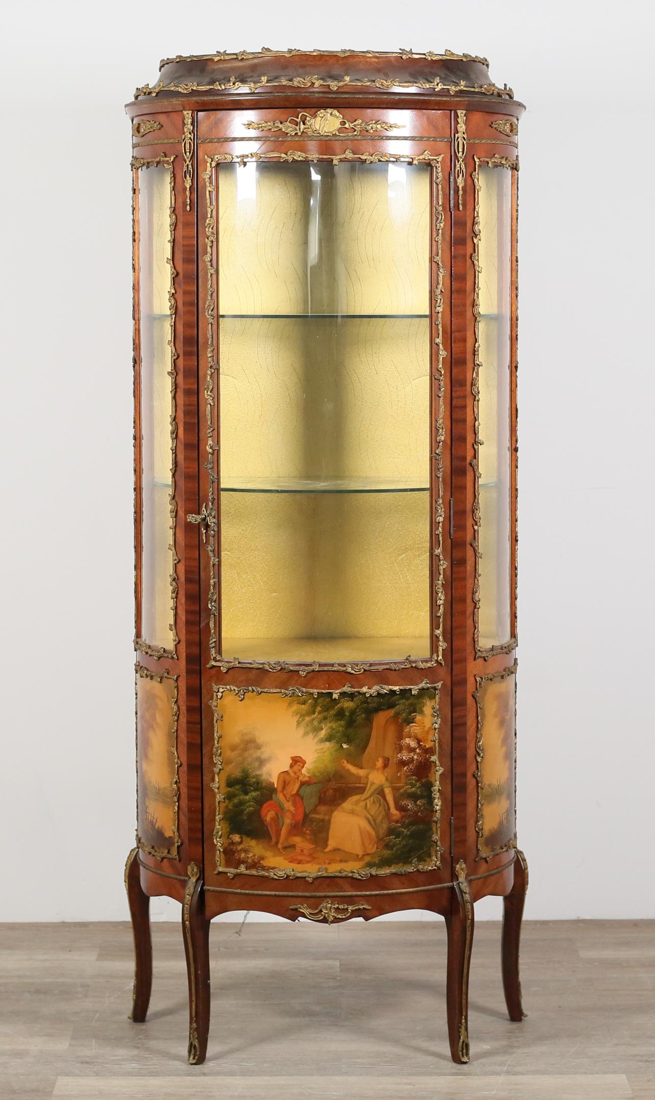 Louis XV Style Curio Cabinet (1 of 20)