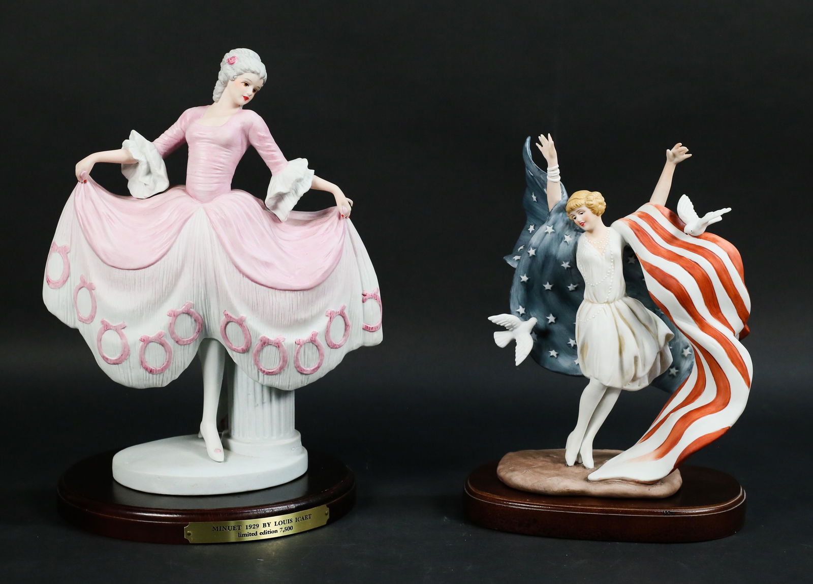 2 Louis Icart Porcelain Figurines (1 of 20)