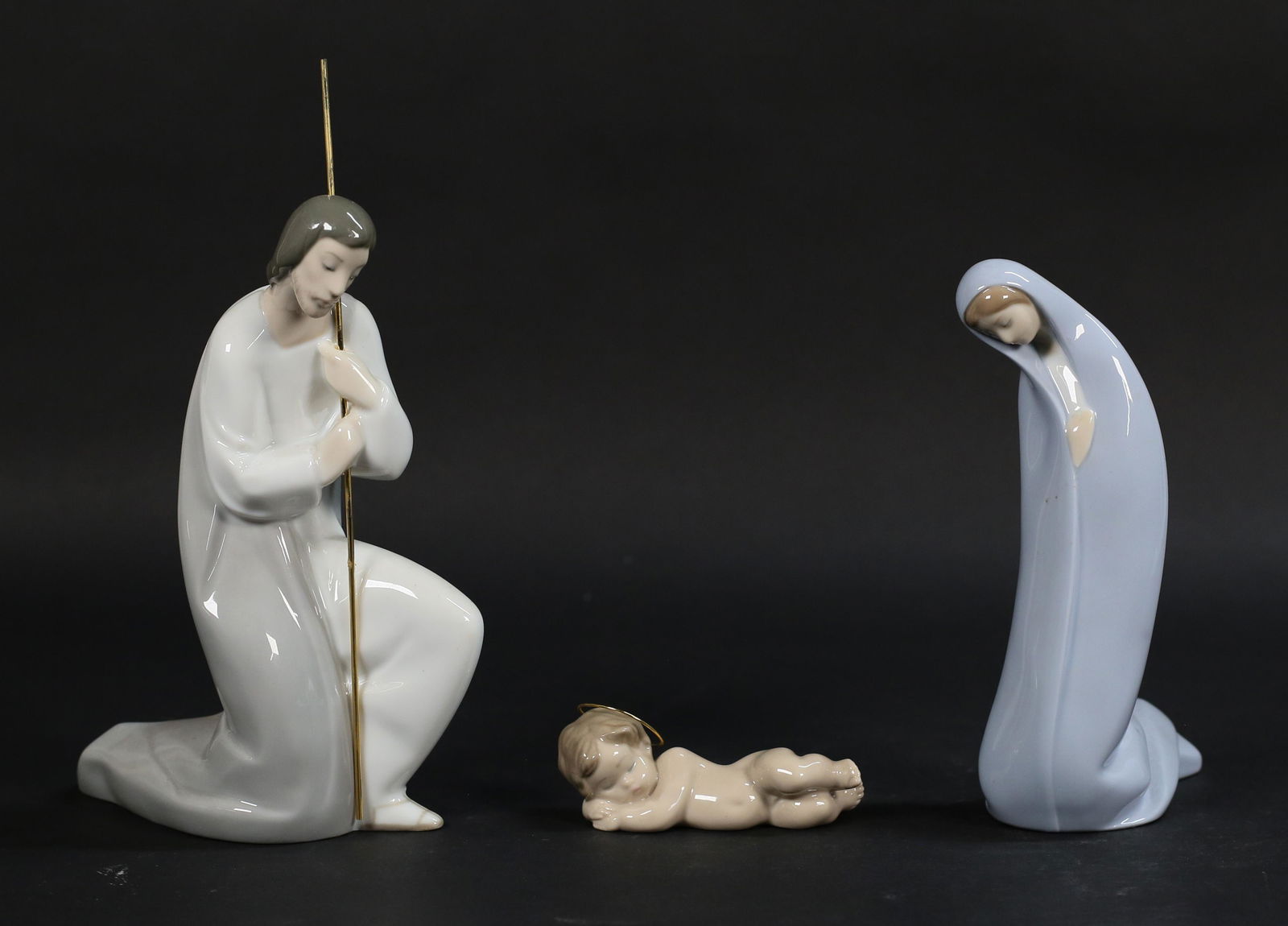 3 Lladro Porcelain Nativity Figurines (1 of 13)
