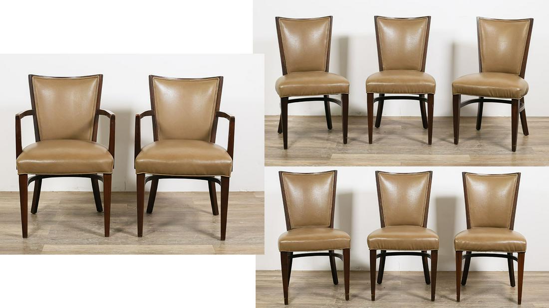 Set of 8 Thonet Art Deco Dining Chairs (1 of 20)