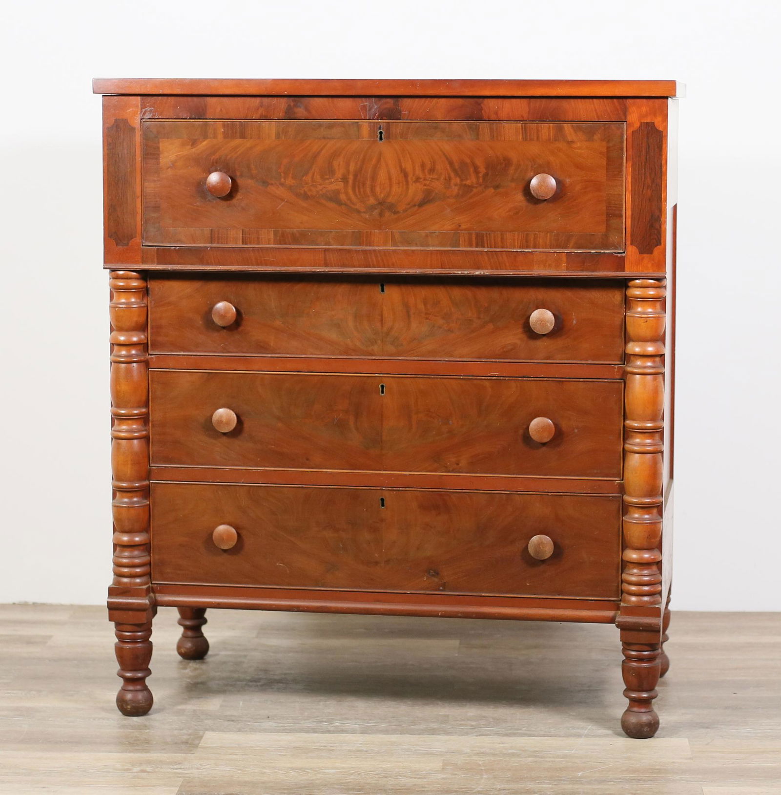 American Classical Mahogany Chest of Drawers (1 of 20)