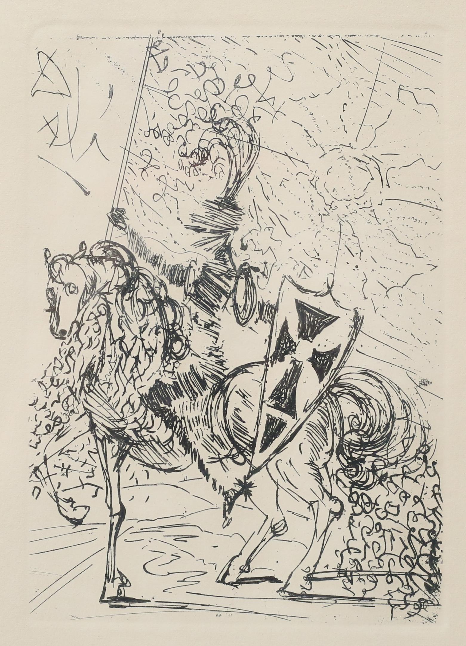 After Salvador Dali Etching El Cid (1 of 7)