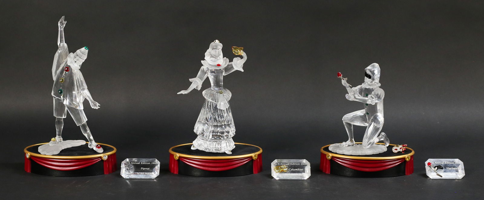 Swarovski Crystal 'Masquerade' Figurines (1 of 20)