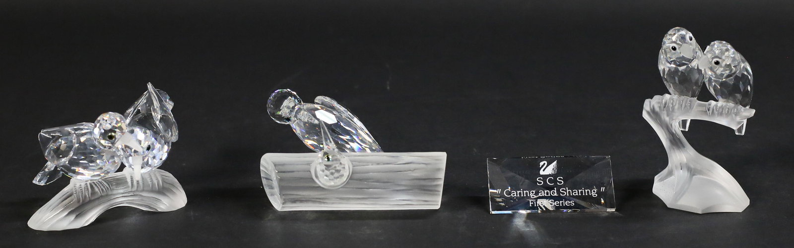 3 Swarovski Collector's Society Figurines 1987-89 (1 of 20)