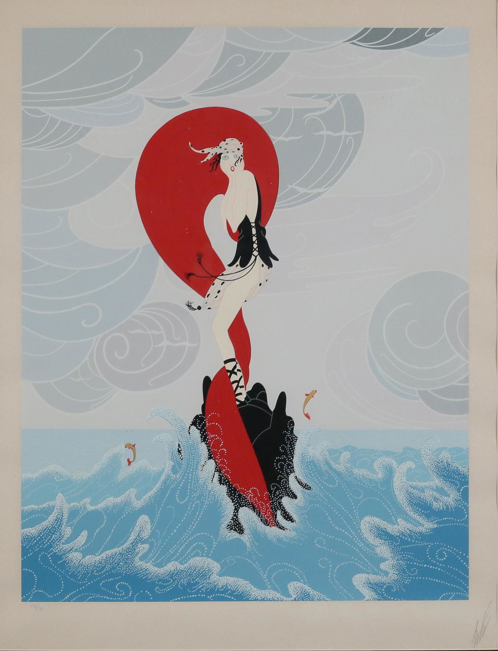 Erte Serigraph Stranded (1 of 7)