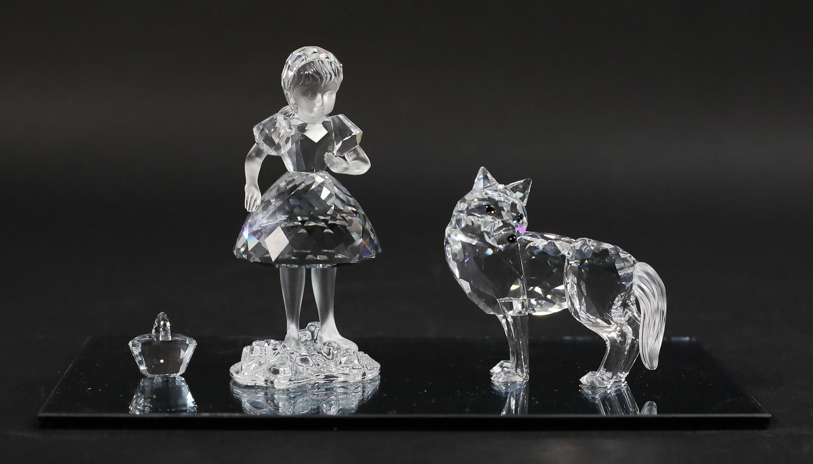 Swarovski Crystal Little Red Riding Hood & Wolf (1 of 15)