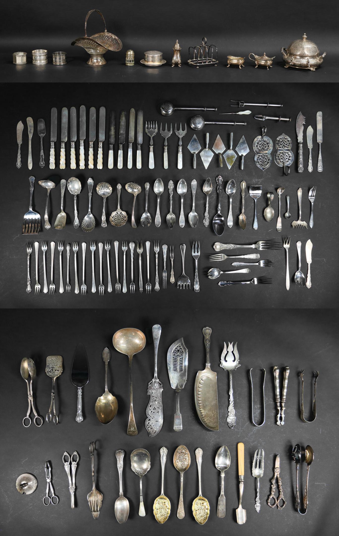 Lot of Silverplate Including Serving Pieces (1 of 20)