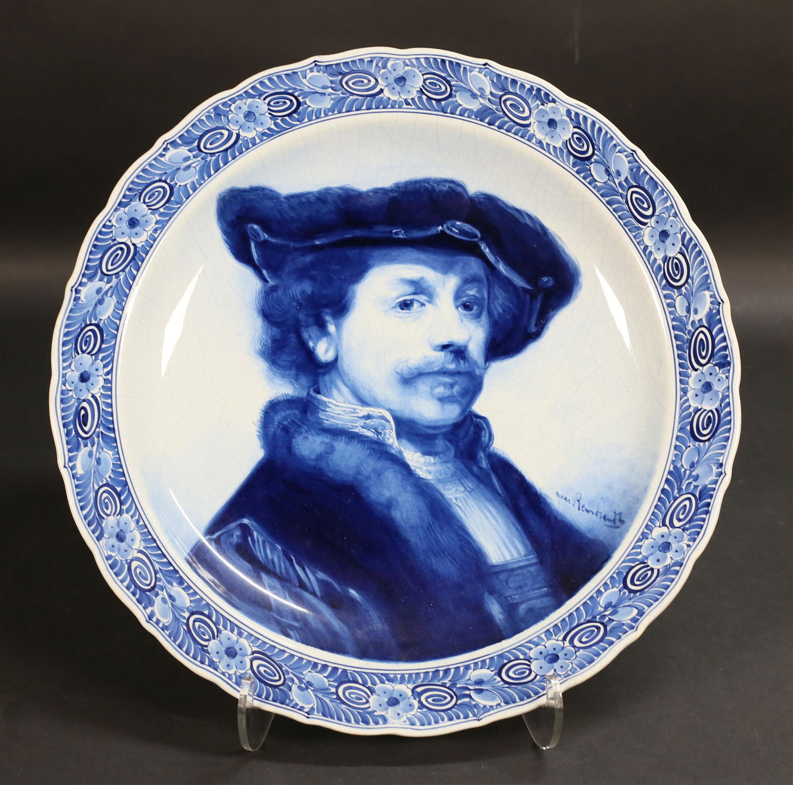 Rembrandt Delft Porcelain Charger (1 of 7)