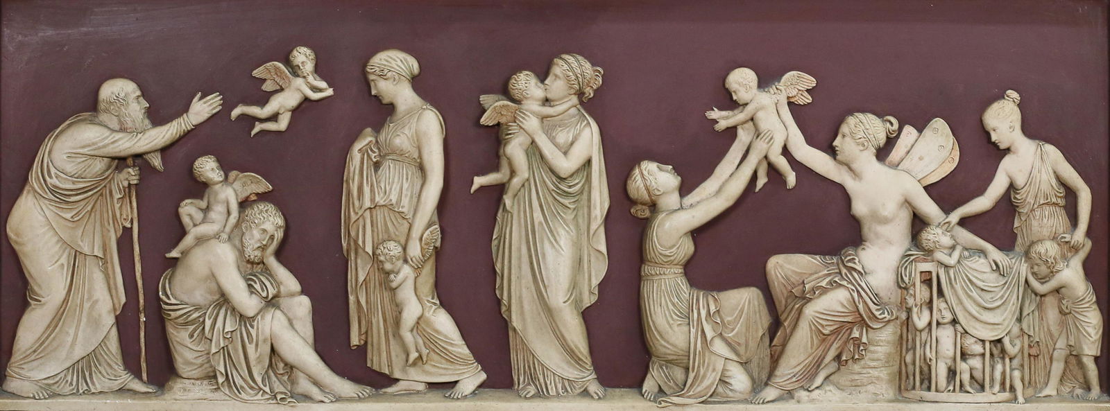HC Brix Plaster Relief Plaque Ages of Love (1 of 14)