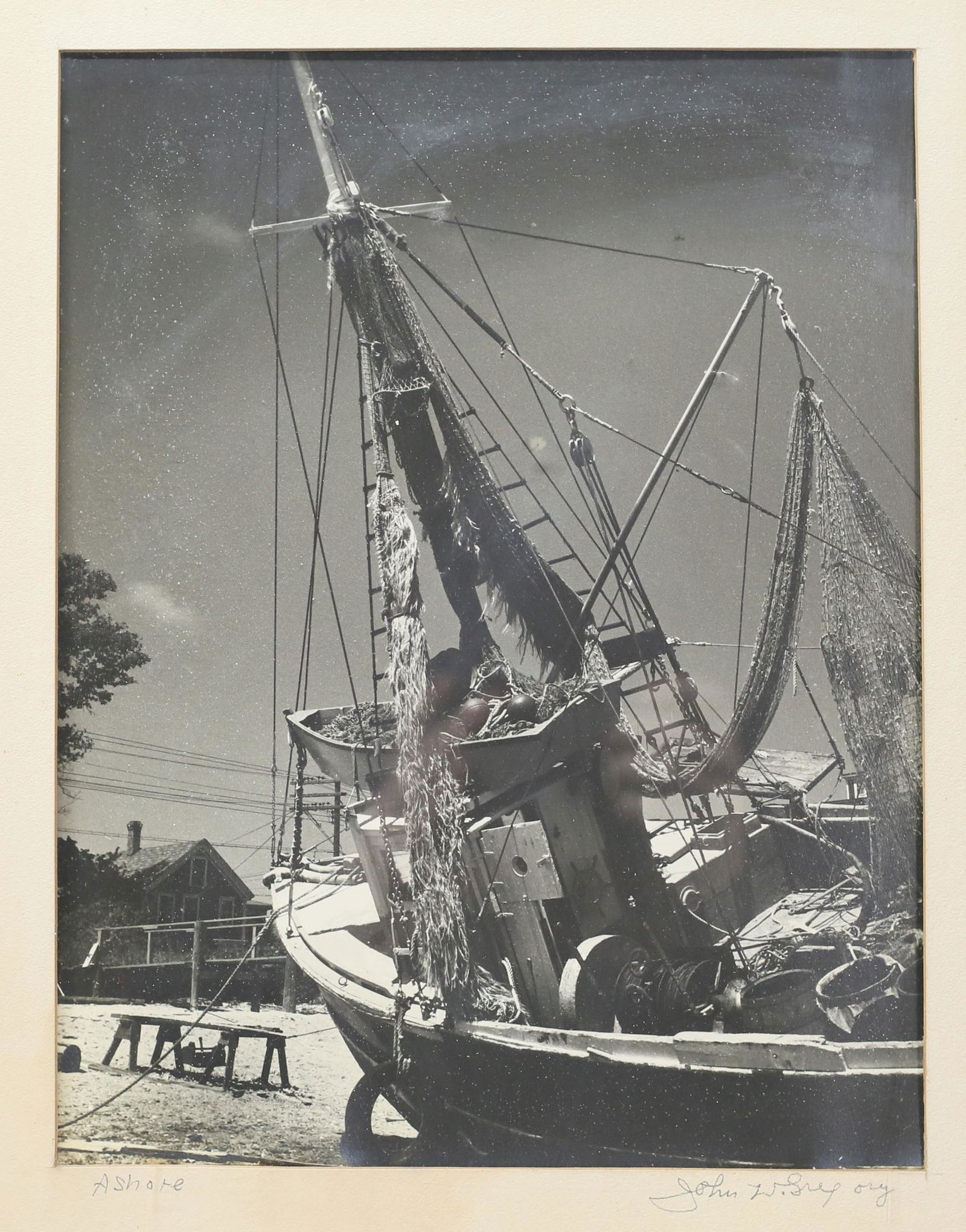 John W. Gregory Silver Gelatin Print Ashore (1 of 6)