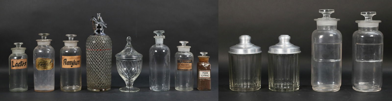 Apothecary Bottles, Jar & Seltzer Bottle (1 of 20)