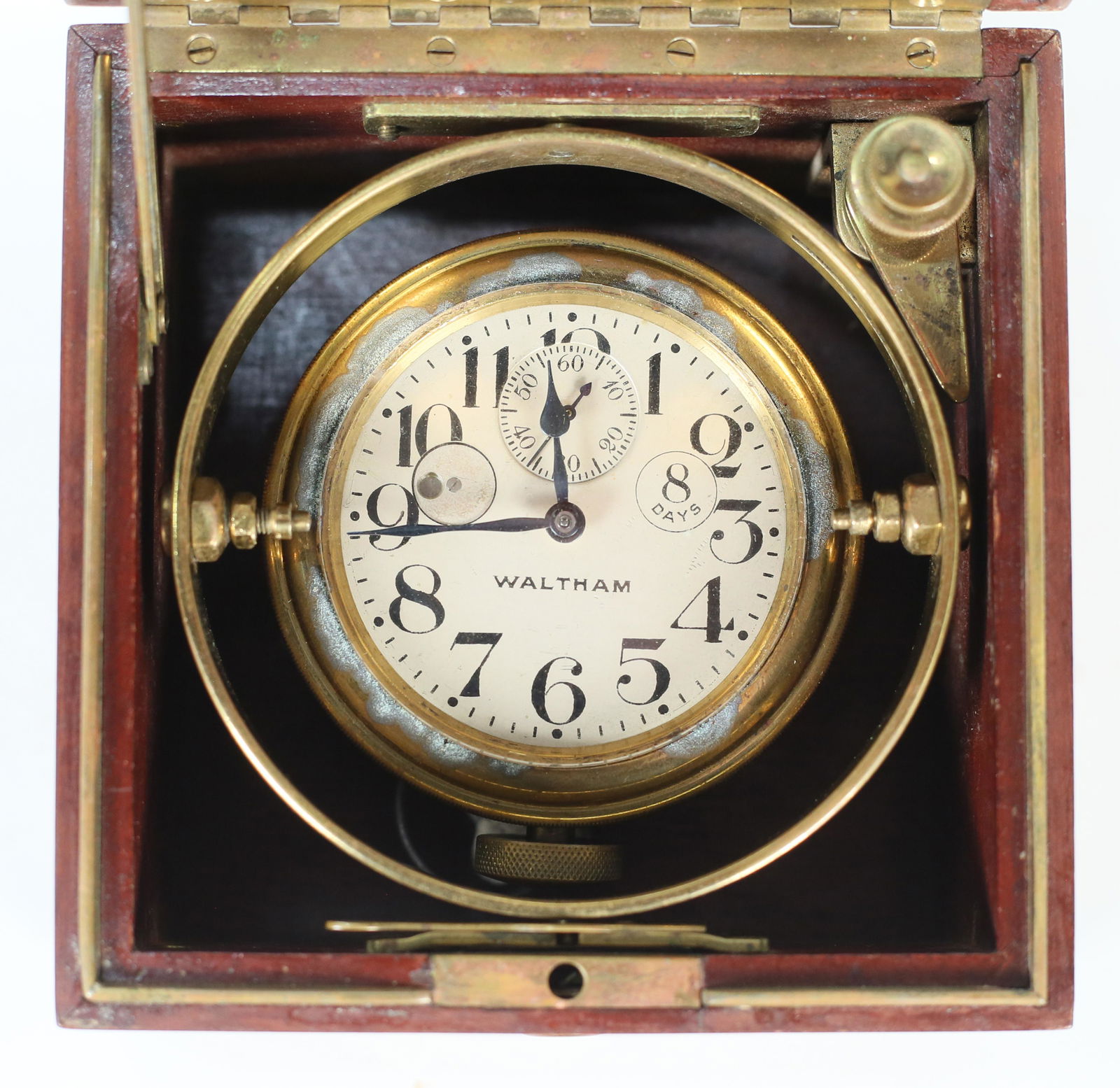 Waltham 8 Days Ship Clock (1 of 1)