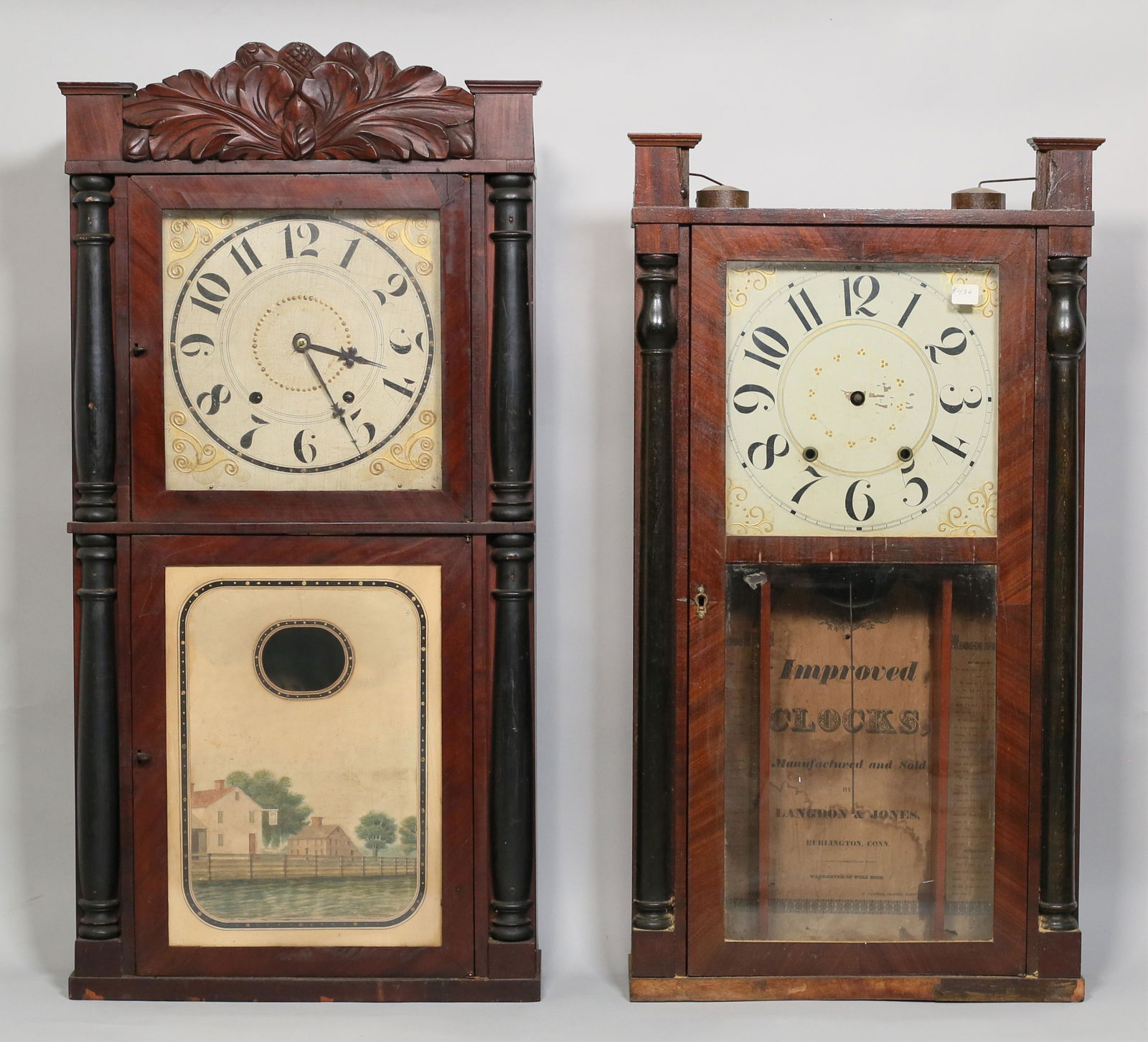 Two 19th Century American Shelf Clocks (1 of 20)